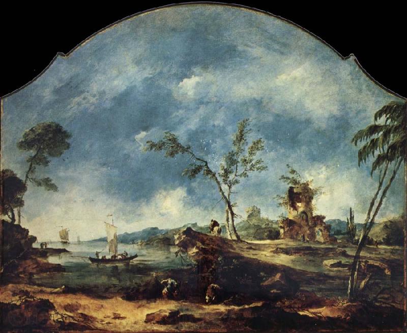 Francesco Guardi Fantastic Landscape